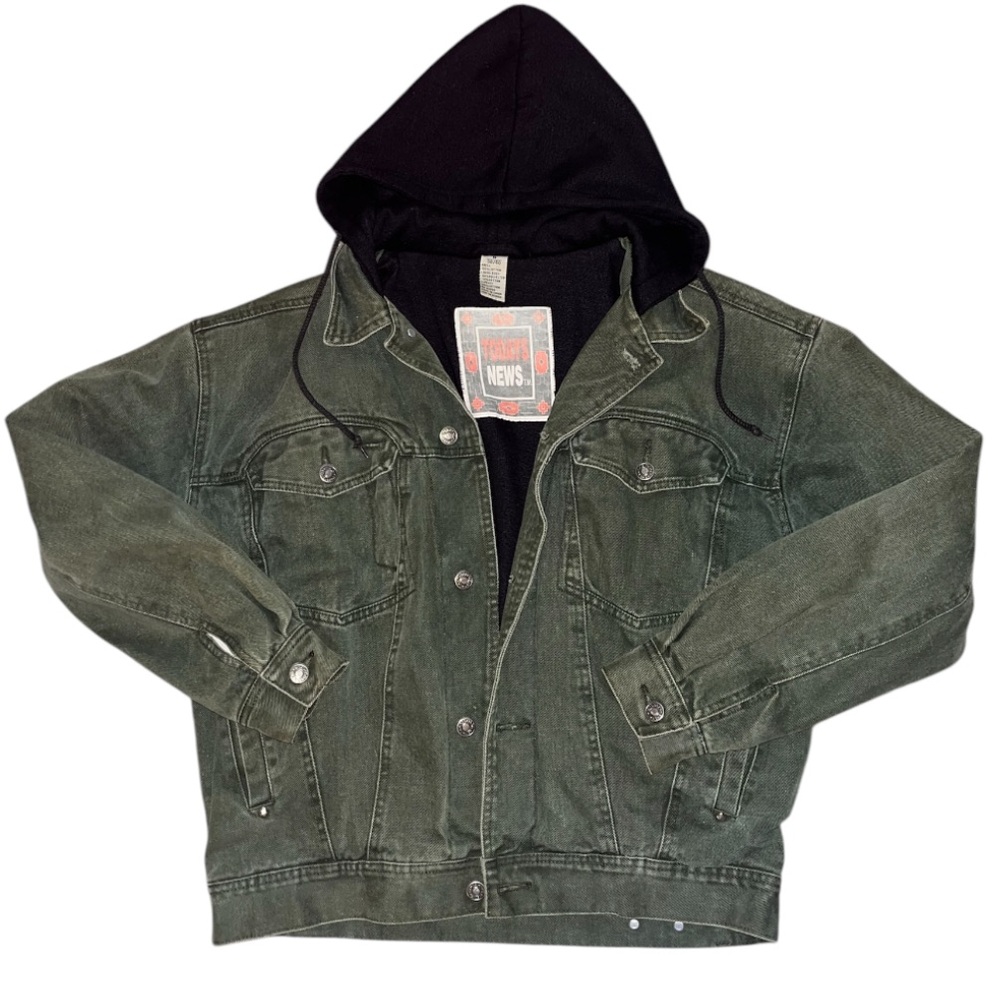 Vintage Green Denim‎ Jacket!